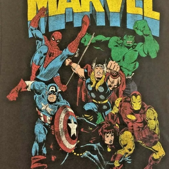 Marvel Superheroes Women’s Racer Jr Back Tank M L - Picture 2 of 4